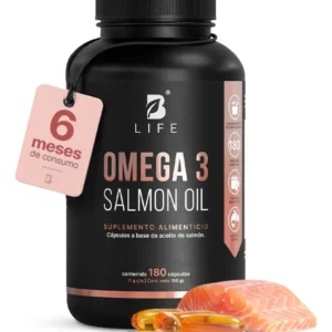 Suplemento Omega 3 Aceite de Salmón B Life (epa - Dha) X 180 Cápsulas